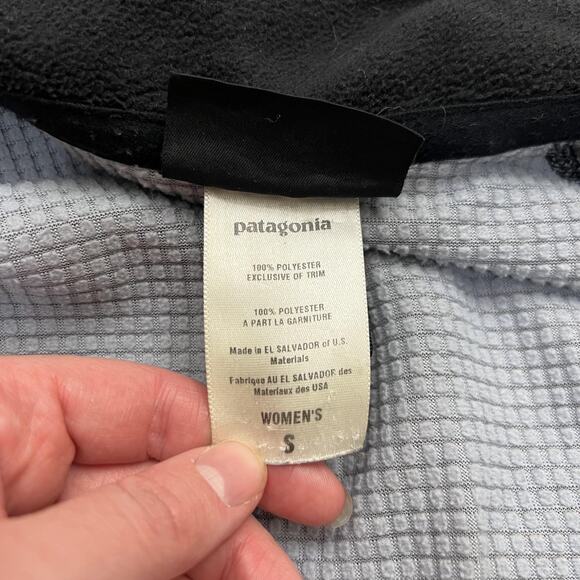 Patagonia Jacket Womens Small Black R Regulator Fleece Full Zip Mesh Lined Warm - Picture 8 of 12